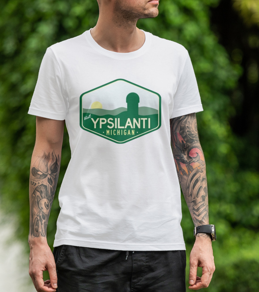 Visit Ypsilanti Michigan Scenic Landscape T-Shirt
