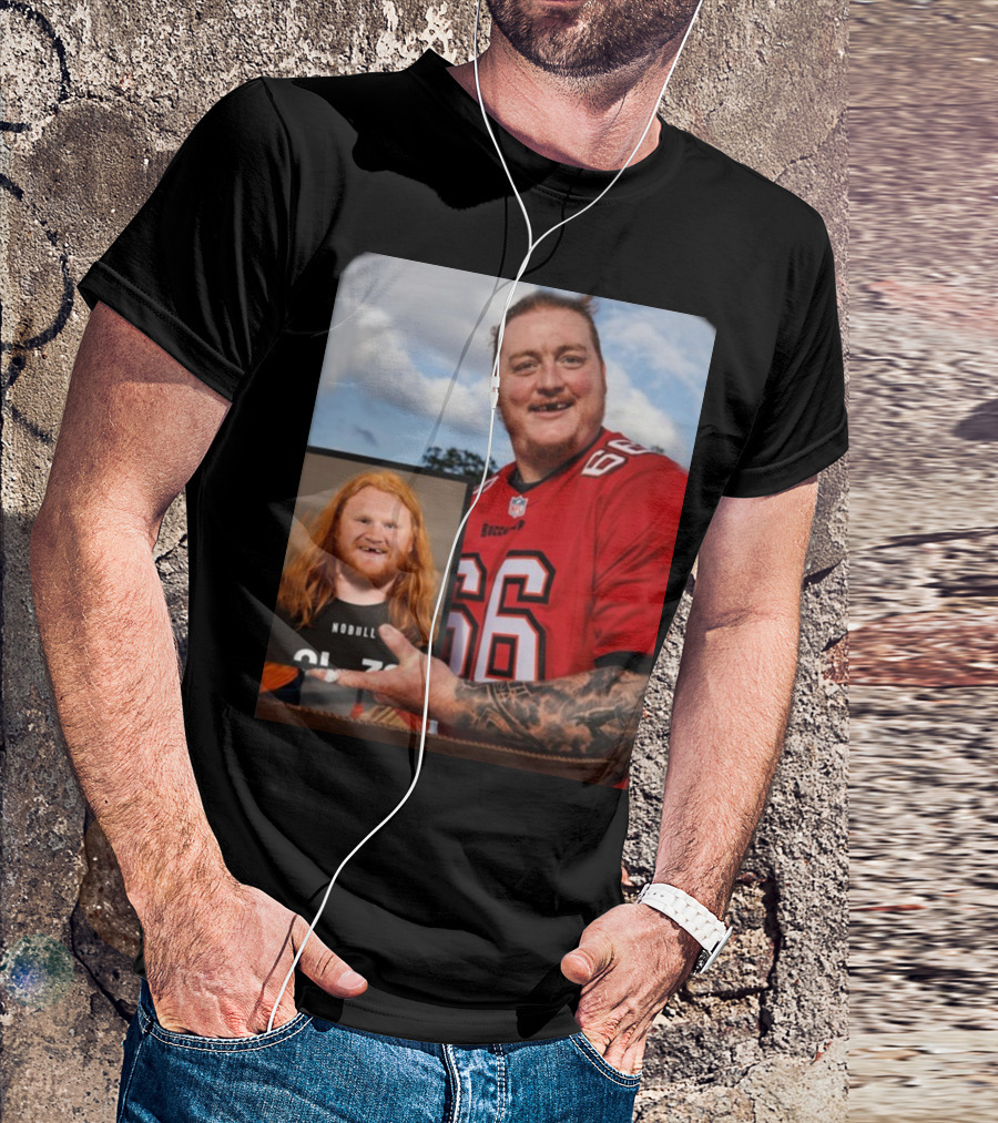 Cody Mauch Buccaneers Football Number 66 Jersey Image T-Shirt