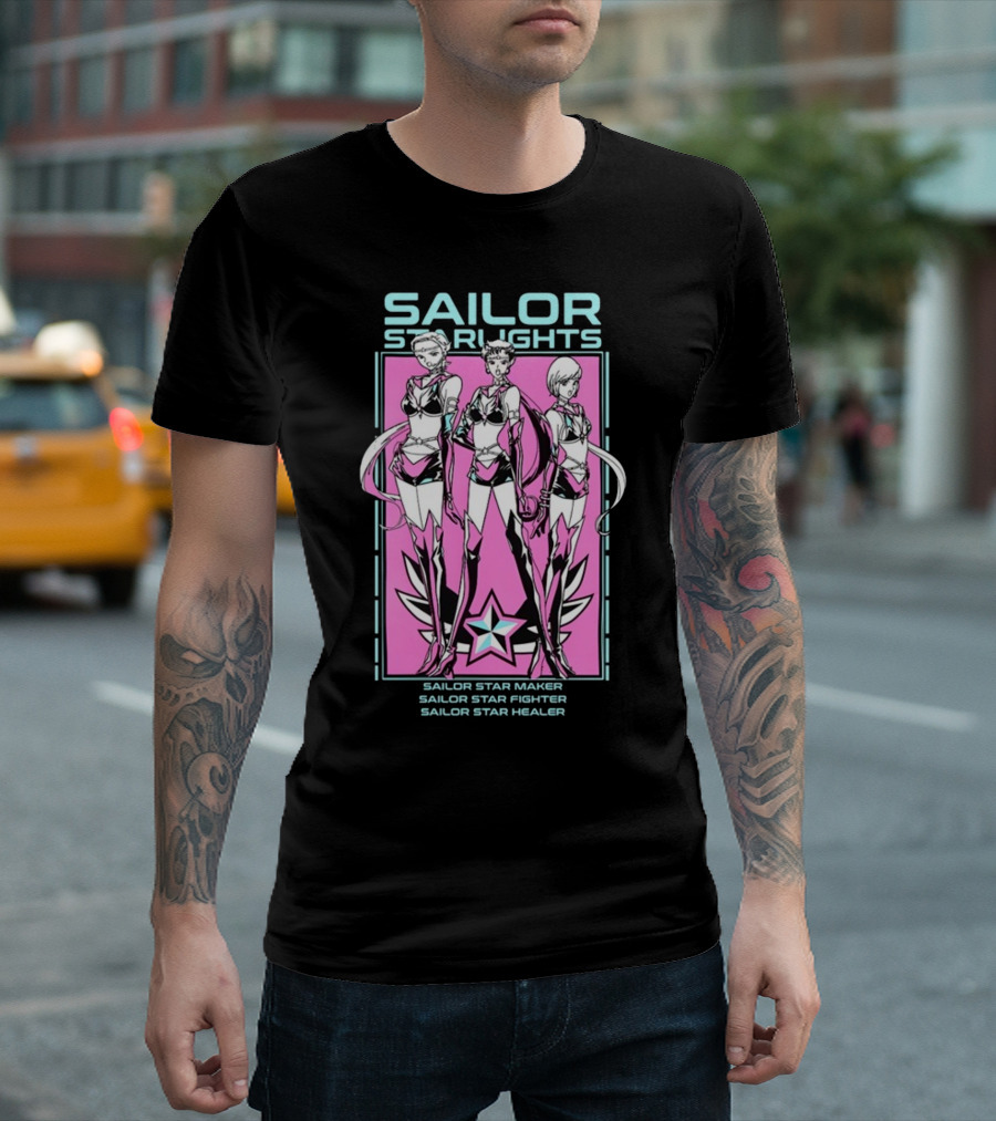 Sailor Starlights Sailor Star Maker Sailor Star Fighter Sailor Star Healer T-Shirt