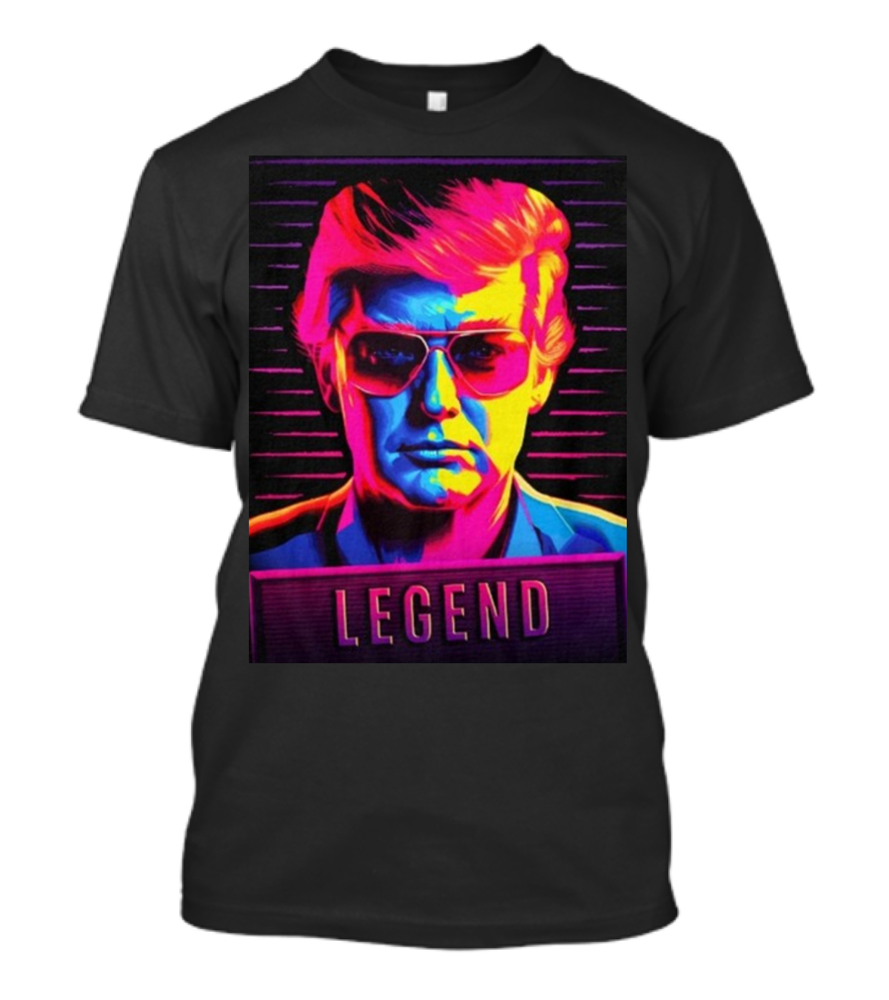 Papitrumpo Legend Donald Trump Neon T-Shirt