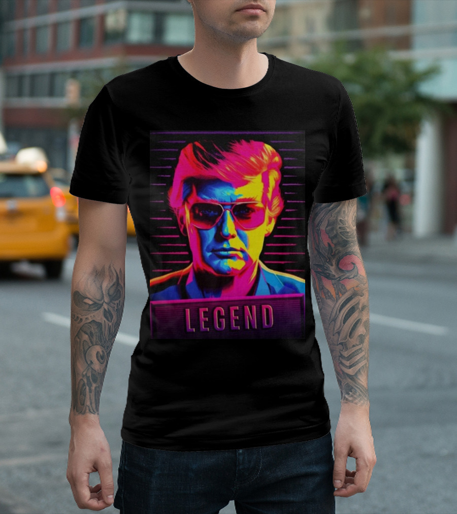 Papitrumpo Legend Donald Trump Neon T-Shirt
