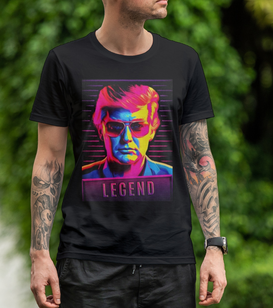 Papitrumpo Legend Donald Trump Neon T-Shirt