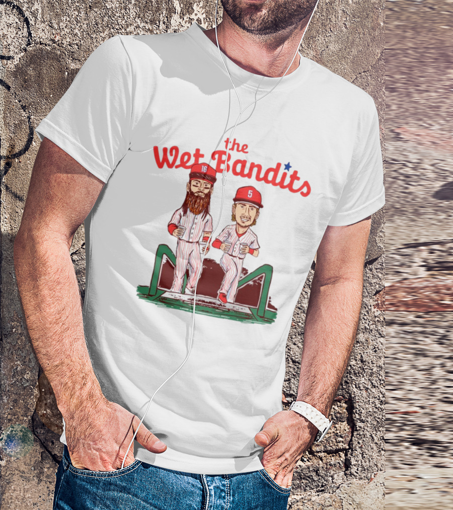 The Wet Bandits Baseball Players 16 And 5 Duo T-Shirt