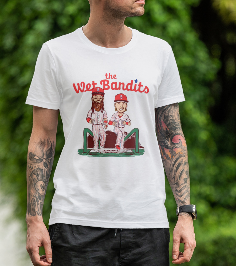 The Wet Bandits Baseball Players 16 And 5 Duo T-Shirt