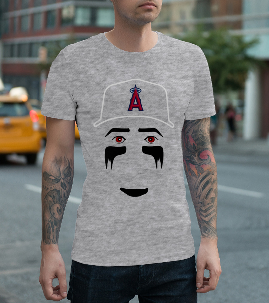 Rookie Maggie Neto Angels Creepy Red Eyes Dark Background Cap T-Shirt