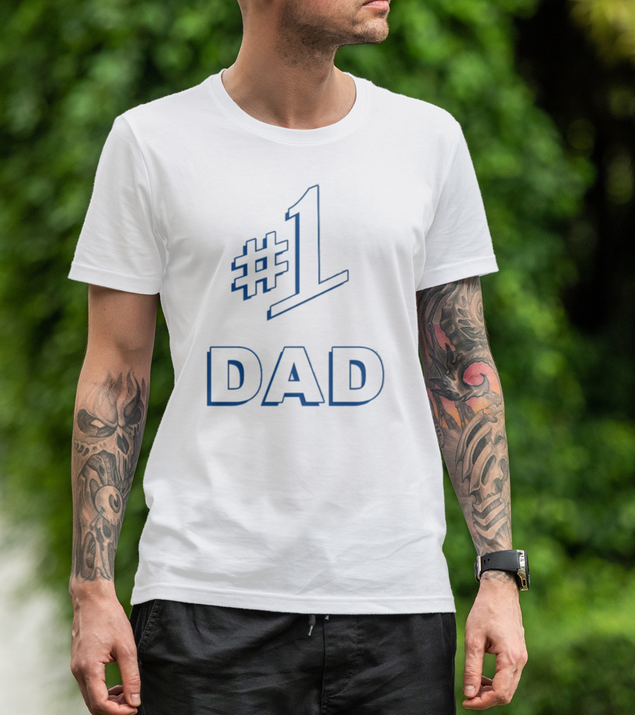 1 Dad Father's Day Gift Idea T-Shirt