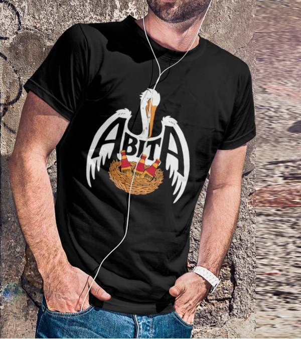 ABITA Pelican Nest With Bottles T-Shirt