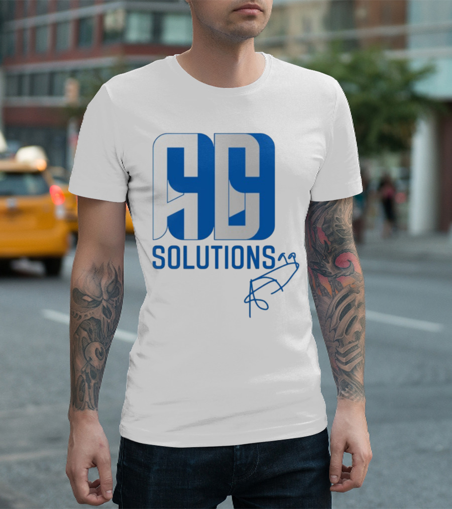 AD99 Solutions Aaron Donald Signature Autograph T-Shirt