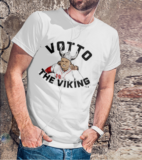 Cincinnati Reds Joey Votto Votto The Viking T-Shirt