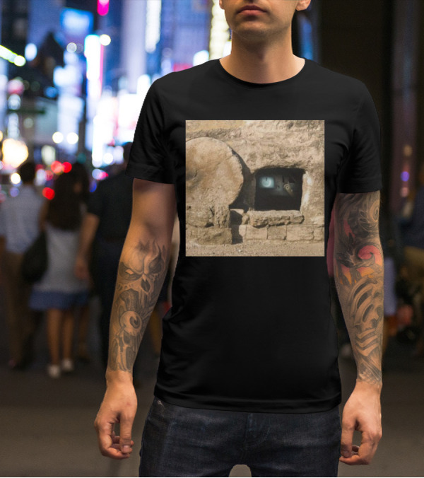 Reboot Van Cave With Stone Doorway And Tech Screen T-Shirt