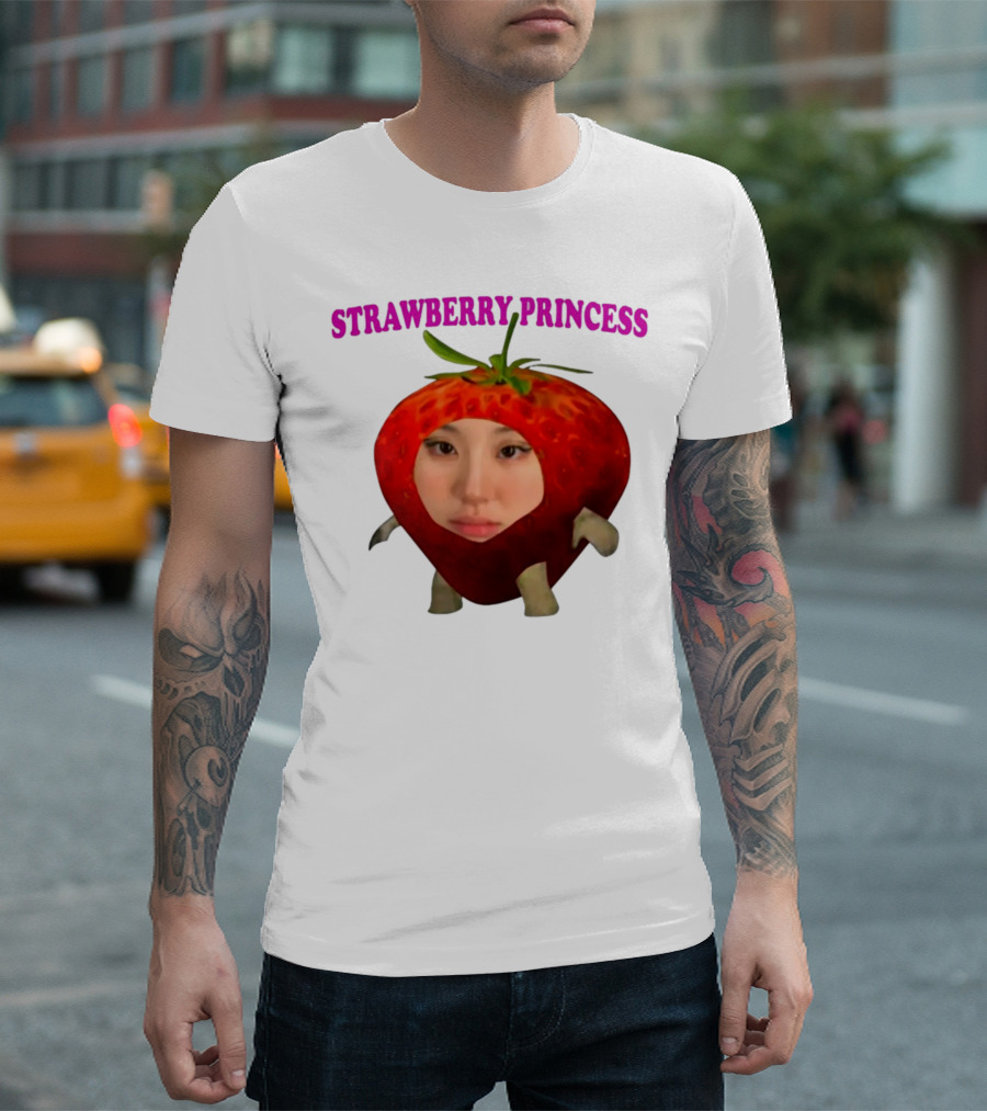 Chaeyoung Strawberry Princess in a Strawberry Costume T-Shirt