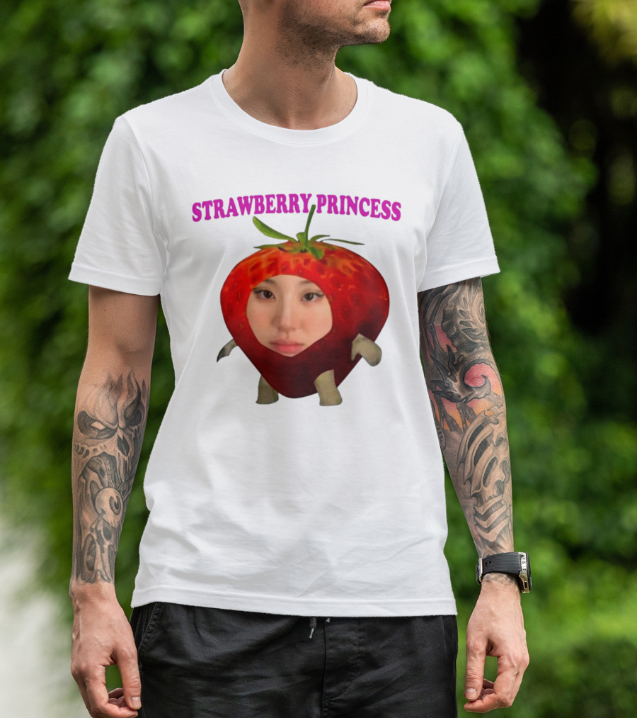 Chaeyoung Strawberry Princess In A Strawberry Costume T-Shirt