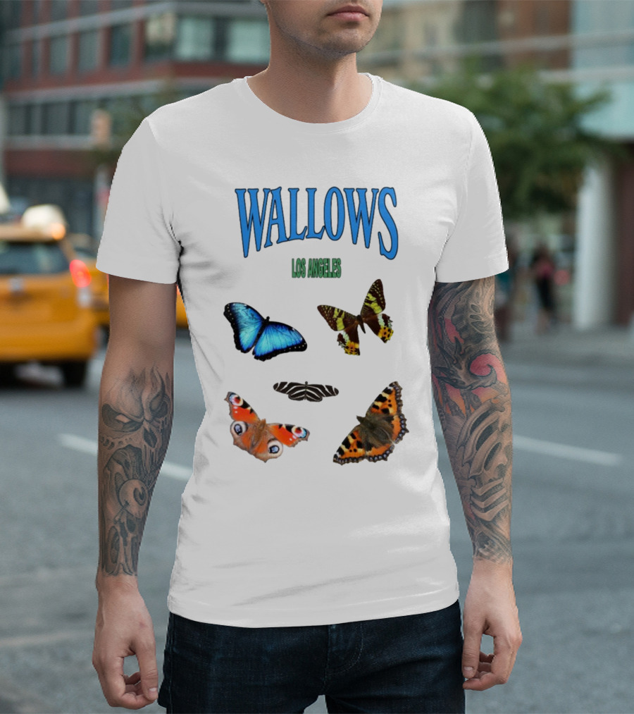 WALLOWS LOS ANGELES BUTTERFLIES T-Shirt