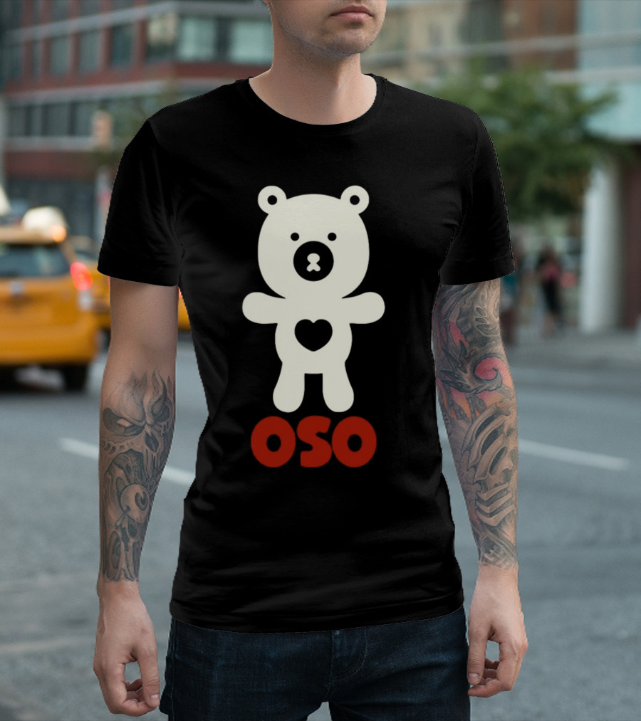 Wicked Naughty Oso Gay Bear Heart T-Shirt