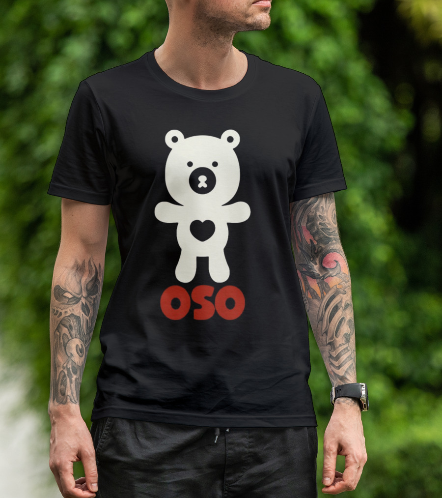 Wicked Naughty Oso Gay Bear Heart T-Shirt