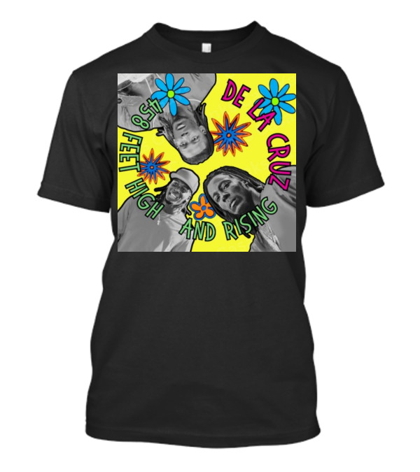De La Cruz 458 Feet High And Rising Psychedelic Baseball Legend T-Shirt