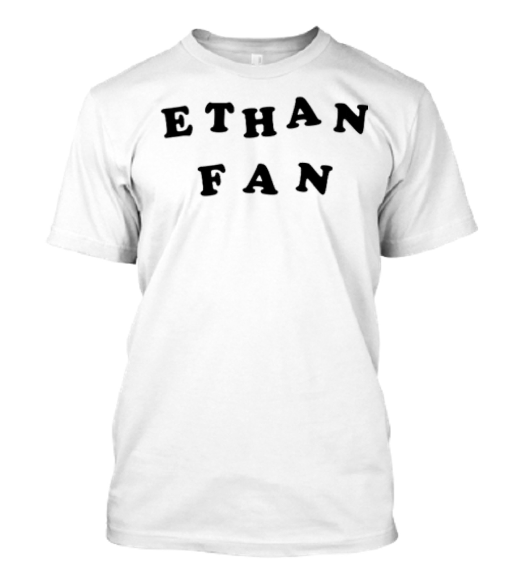 Ethan Fan Block Text T-Shirt