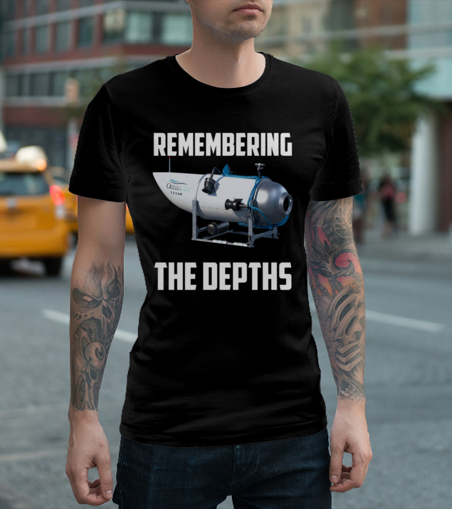 Remembering The Depths OceanGate Titan Submersible T-Shirt
