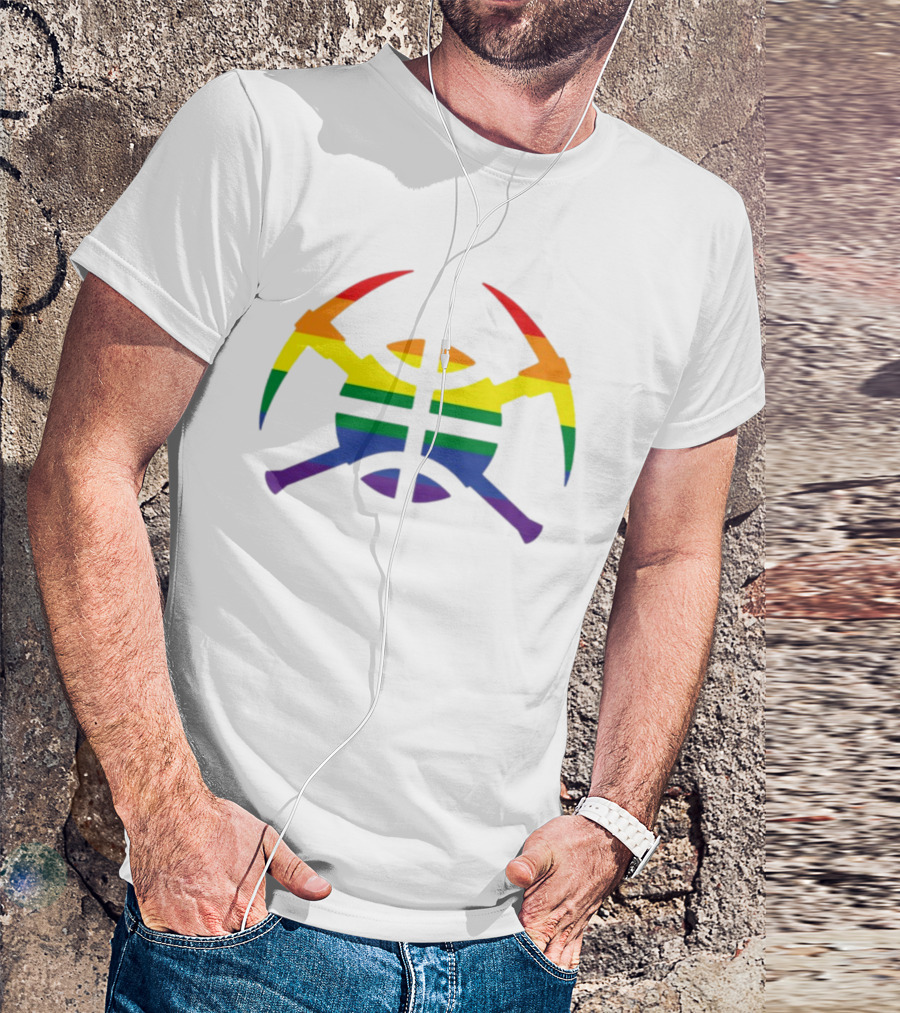 Nuggets Rainbow Pride Basketball T-Shirt