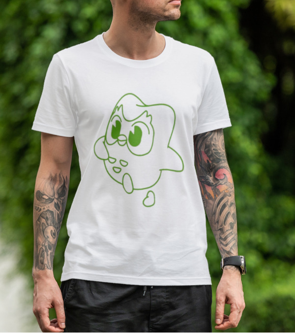 Duo Strut Glow In The Dark Outline Character T-Shirt