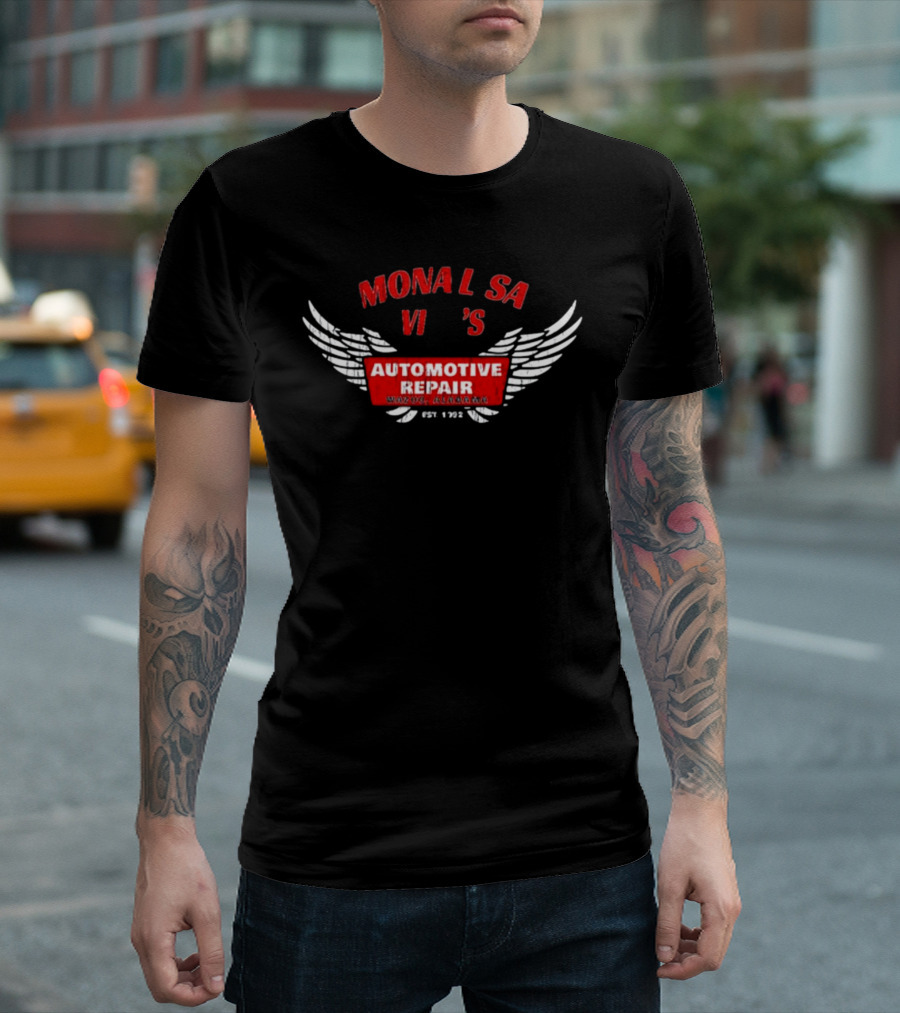 Mona Lisa Vito's Automotive Repair Wings Waxx Alabama Est. 1992 T-Shirt