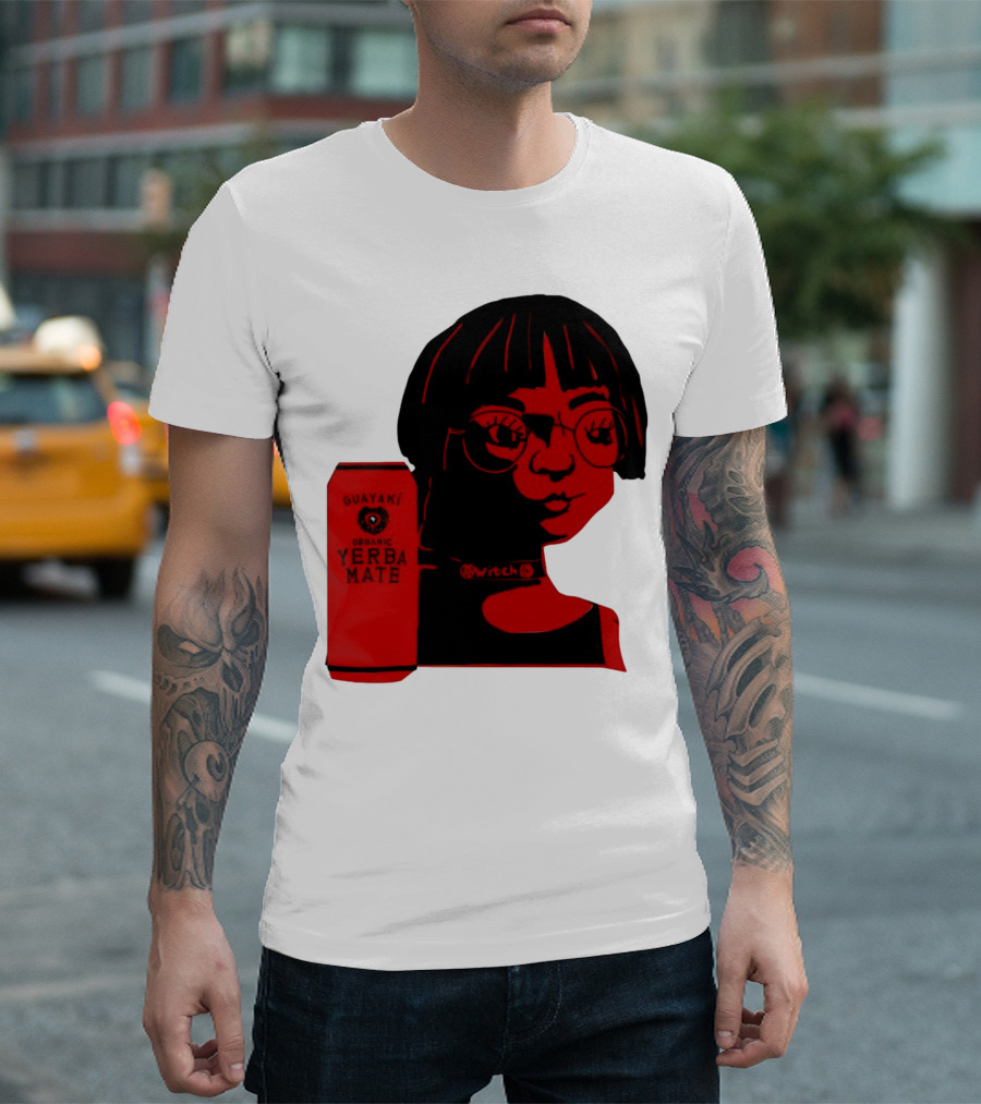 Guayaki Organic Yerba Mate Witch Red Can T-Shirt