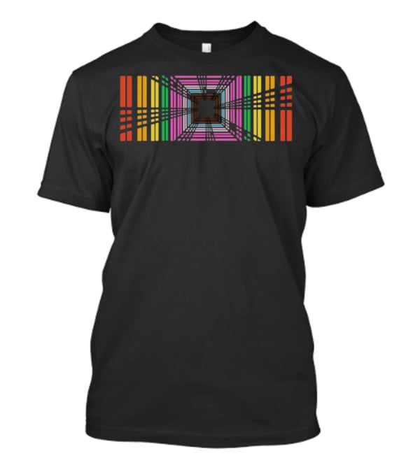 Plaid Pride Rainbow Geometric Grid T-Shirt