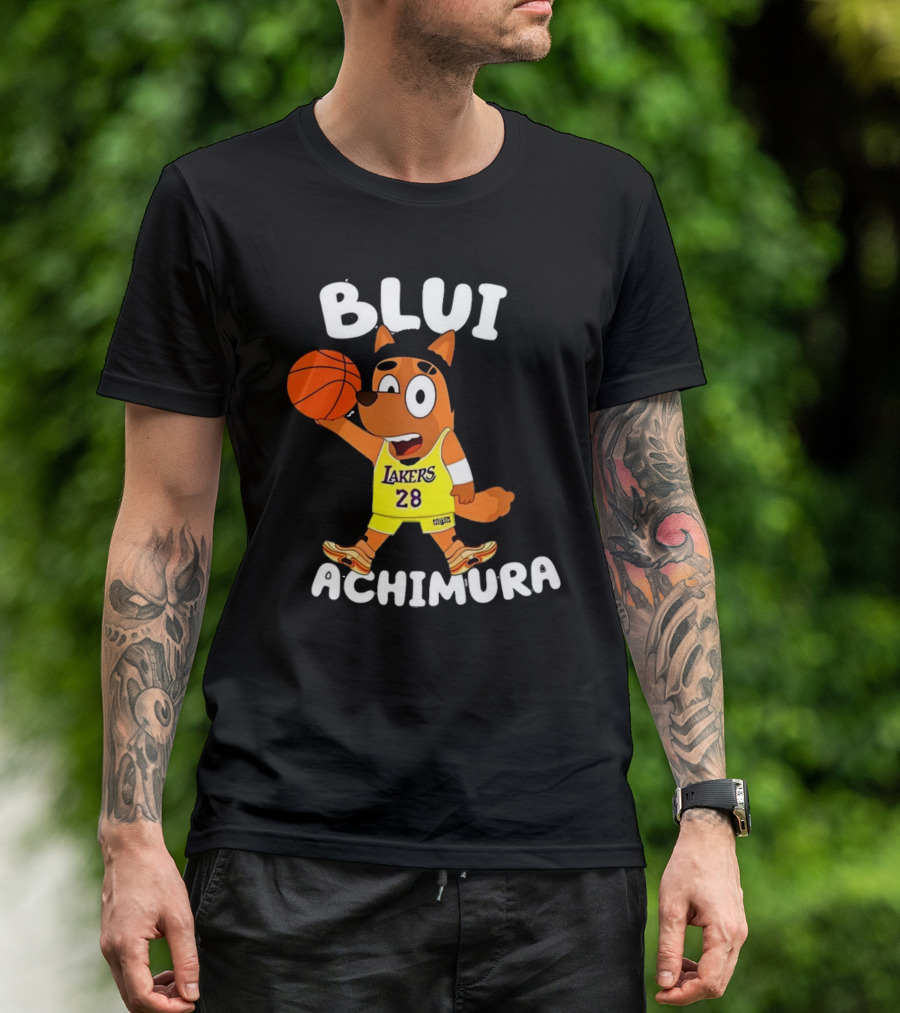 Blui Hachimura Lakers 28 Basketball Player Fox T-Shirt