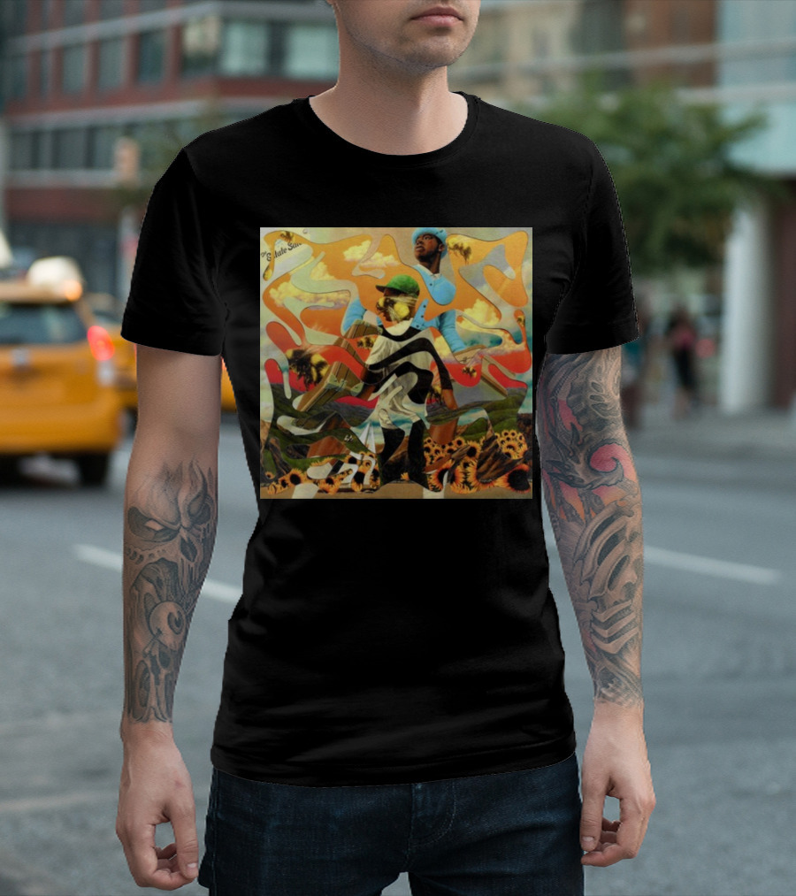 Call Me If You Get Lost Estate Sale Flower Boy Album Art Puzzle T-Shirt