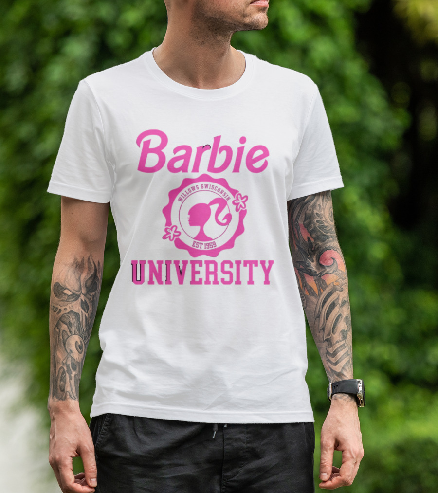 Barbie University Willows Wisconsin Est 1959 T-Shirt
