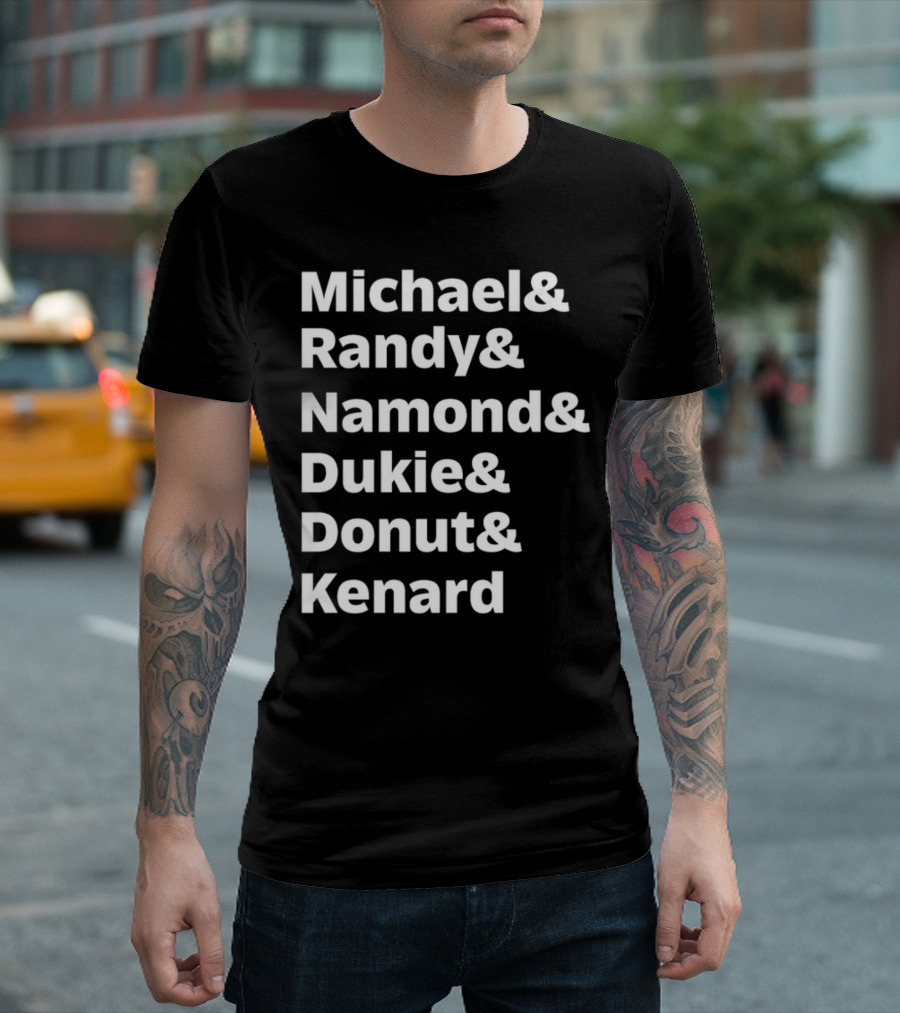 Michael Randy Namond Dukie Donut Kenard The Wire Characters T-Shirt