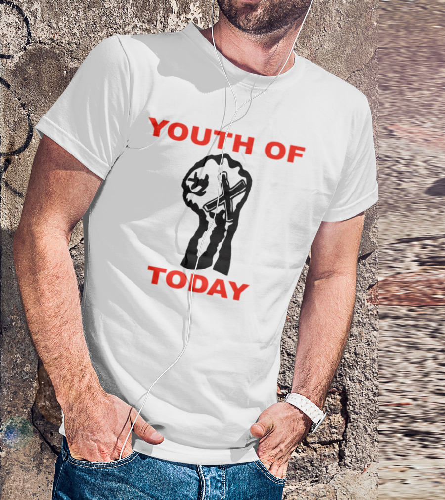 Youth Of Today Fist With Cross T-Shirt