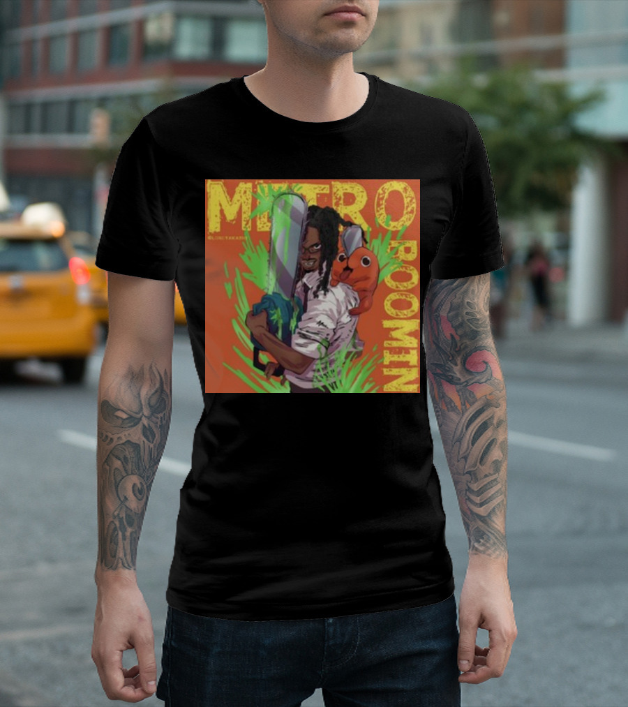 Metro Boomin Lordtakashi Chainsaw Character And Creature T-Shirt