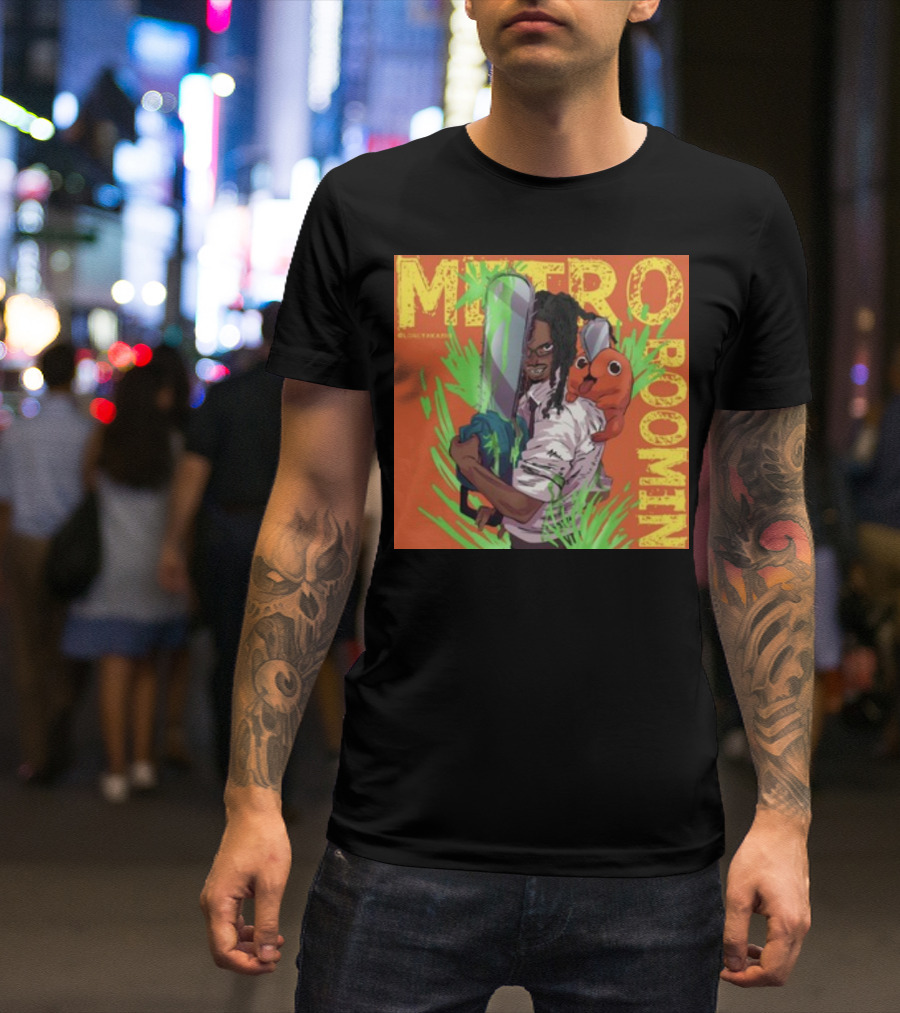 Metro Boomin Lordtakashi Chainsaw Character And Creature T-Shirt