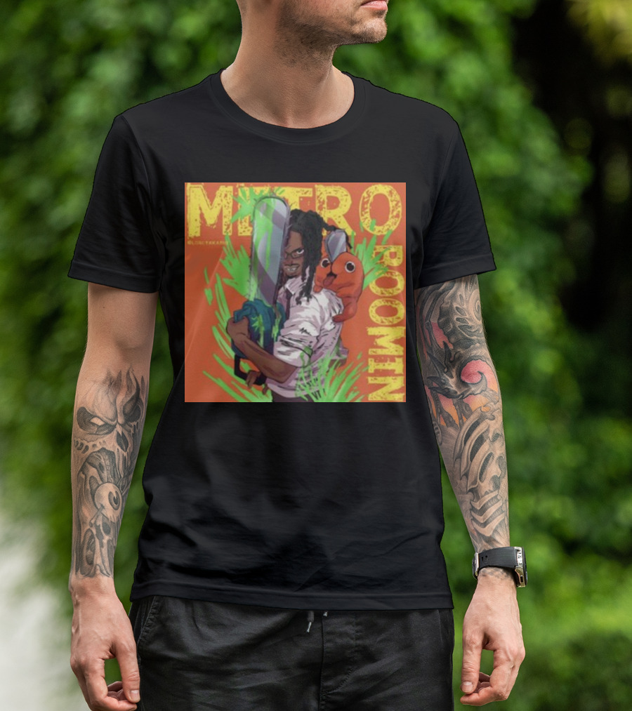 Metro Boomin Lordtakashi Chainsaw Character And Creature T-Shirt