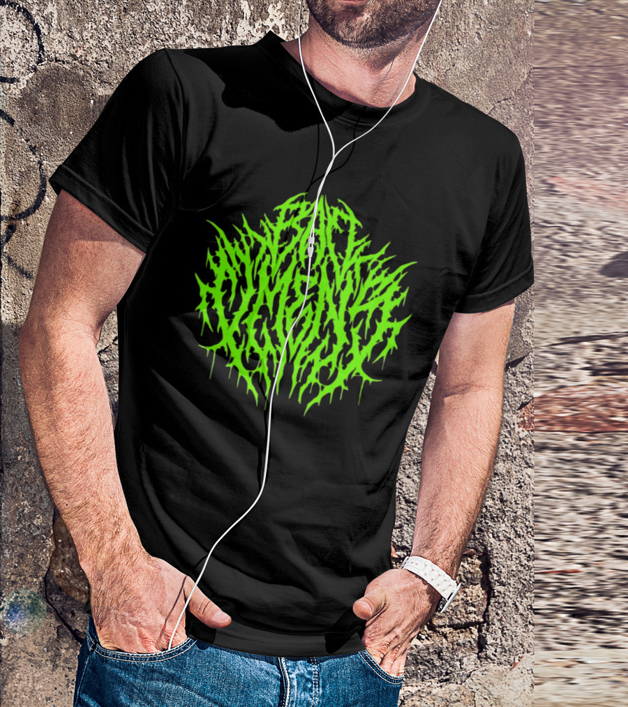 Bad Omens Green Dripping Metal T-Shirt
