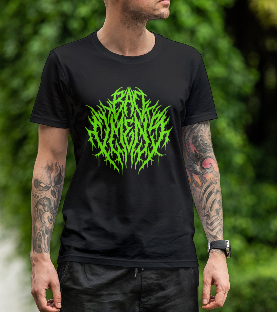 Bad Omens Green Dripping Metal T-Shirt