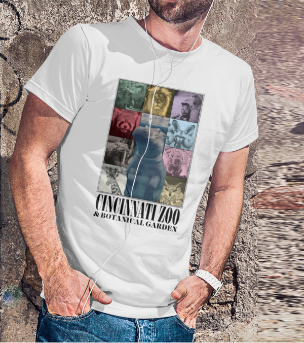 Cincinnati Zoo And Botanical Garden Animal Collage Cnz Eras T-Shirt