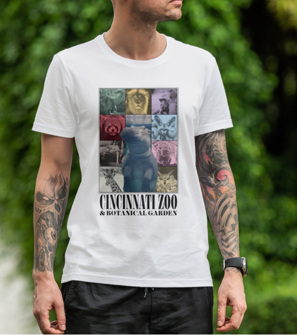 Cincinnati Zoo And Botanical Garden Animal Collage Cnz Eras T-Shirt