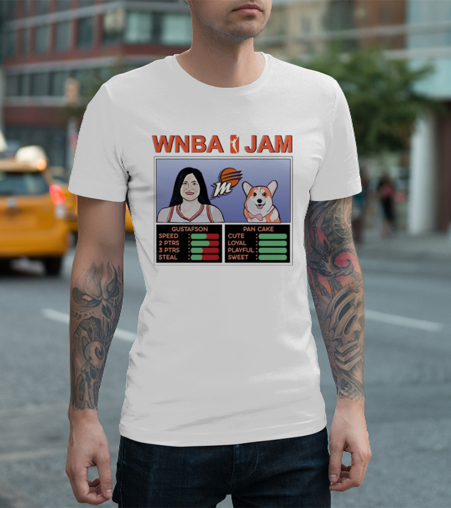 WNBA Jam Megan Gustafson Pan Cake Cute Loyal Playful Sweet T-Shirt