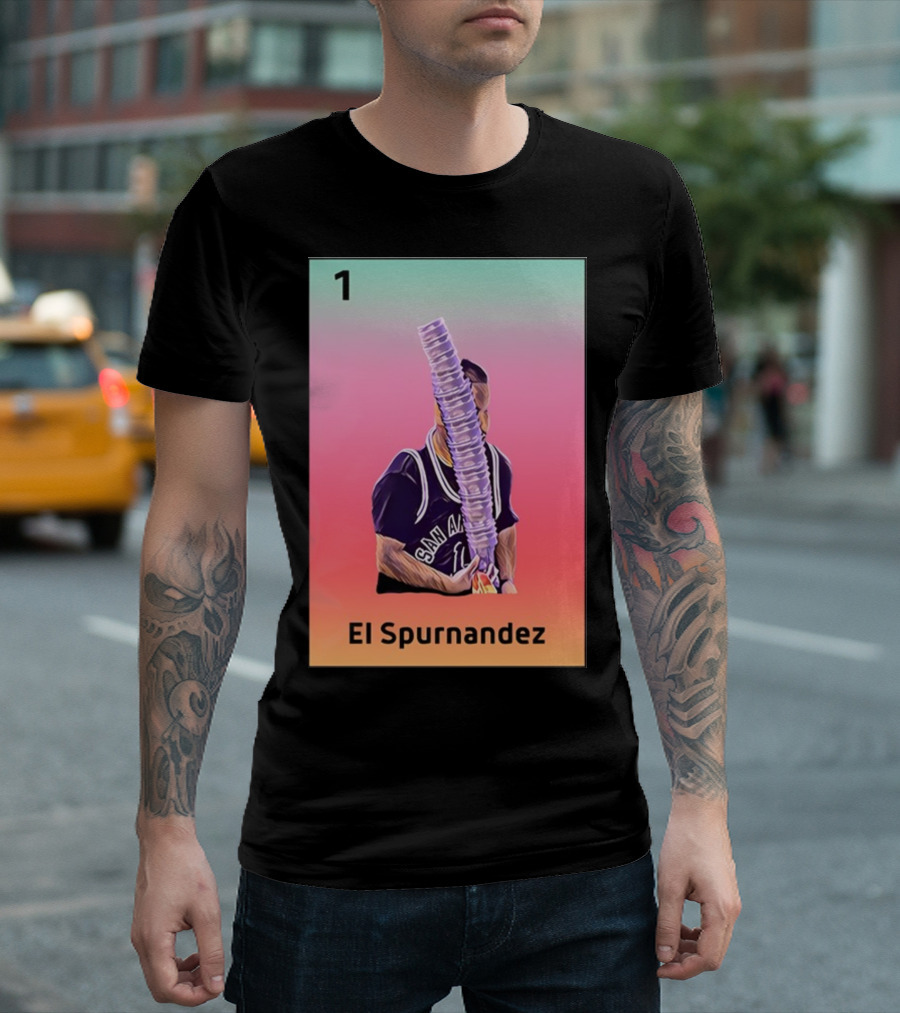 1 San Antonio El Spurnandez Bexar County Social Niosa T-Shirt