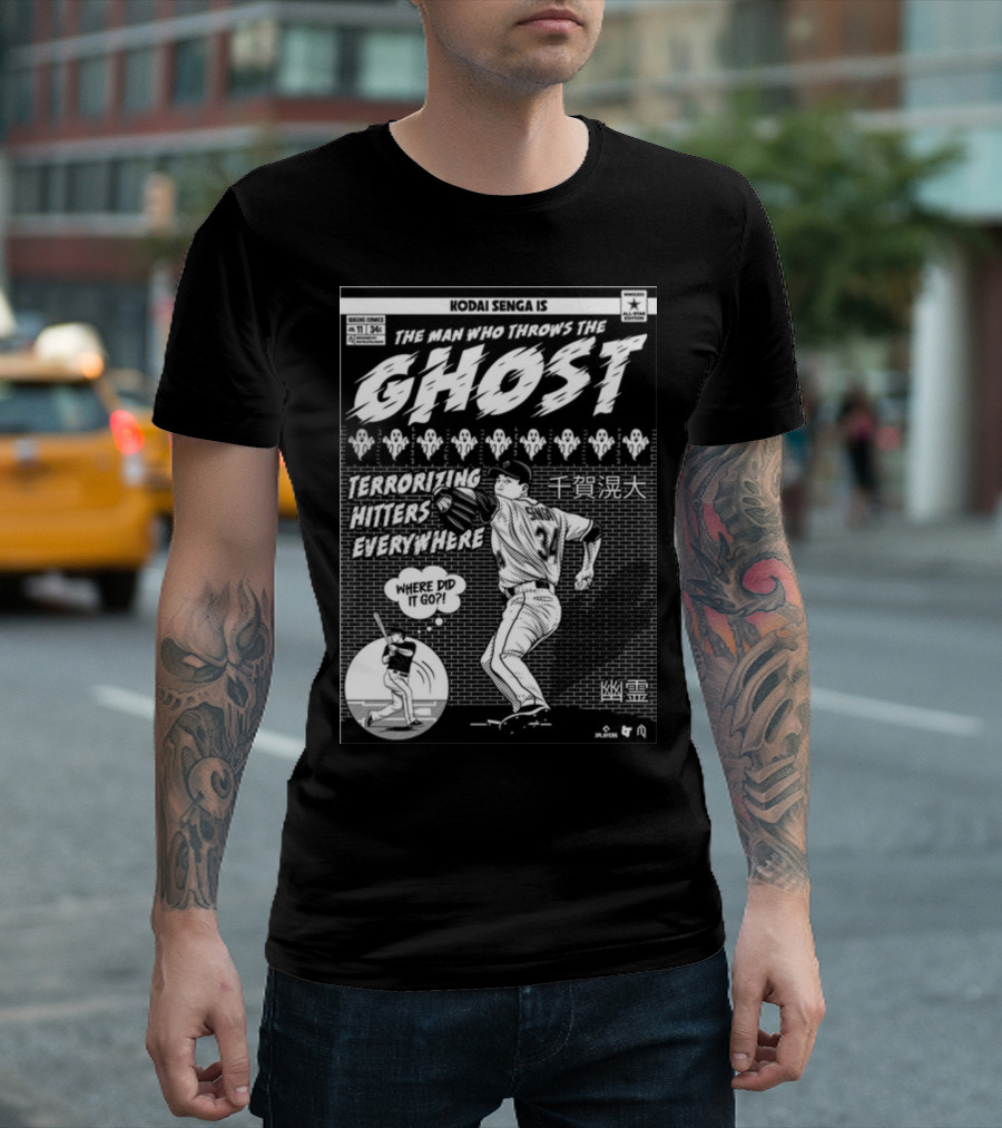 Kodai Senga Is The Man Who Throws The Ghost Terrorizing Hitters Everywhere Where Did It Go T-Shirt