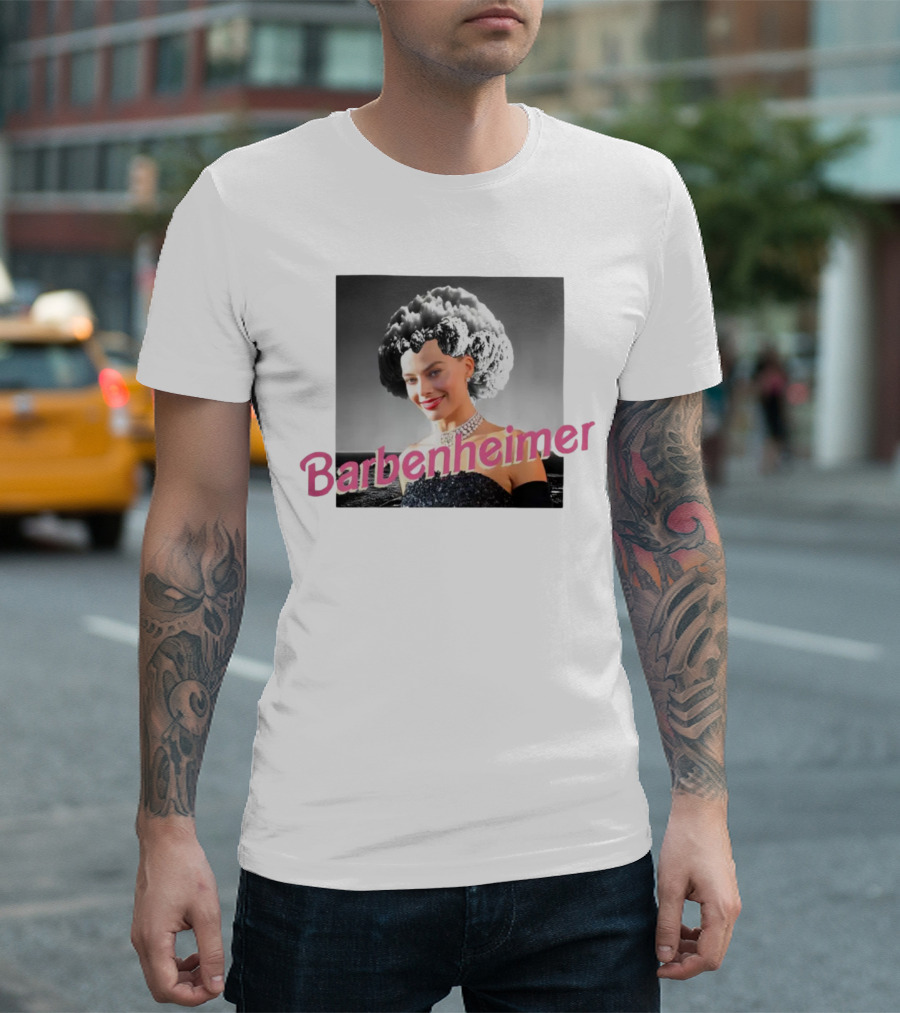 Barbenheimer Mushroom Cloud Hair Classic Glamour T-Shirt