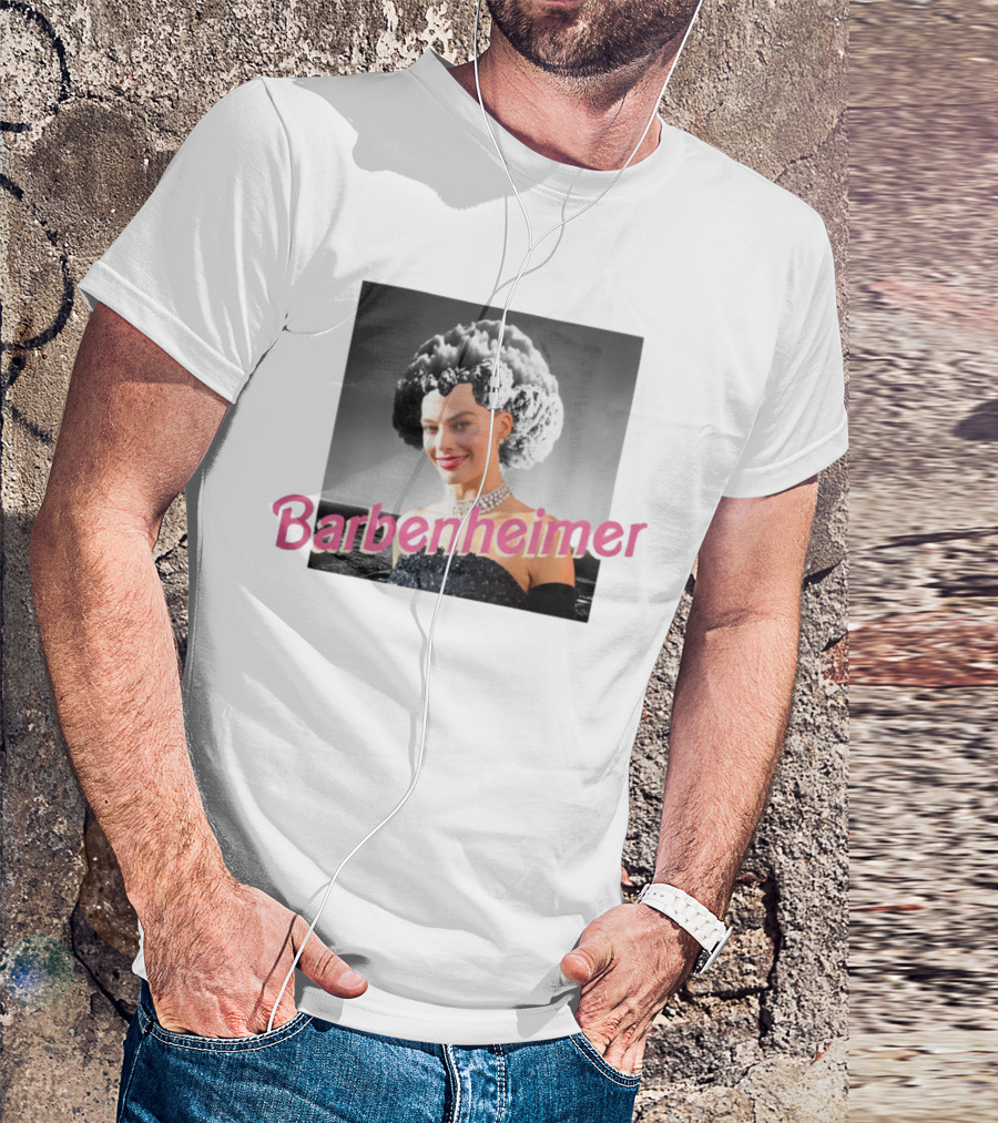 Barbenheimer Mushroom Cloud Hair Classic Glamour T-Shirt