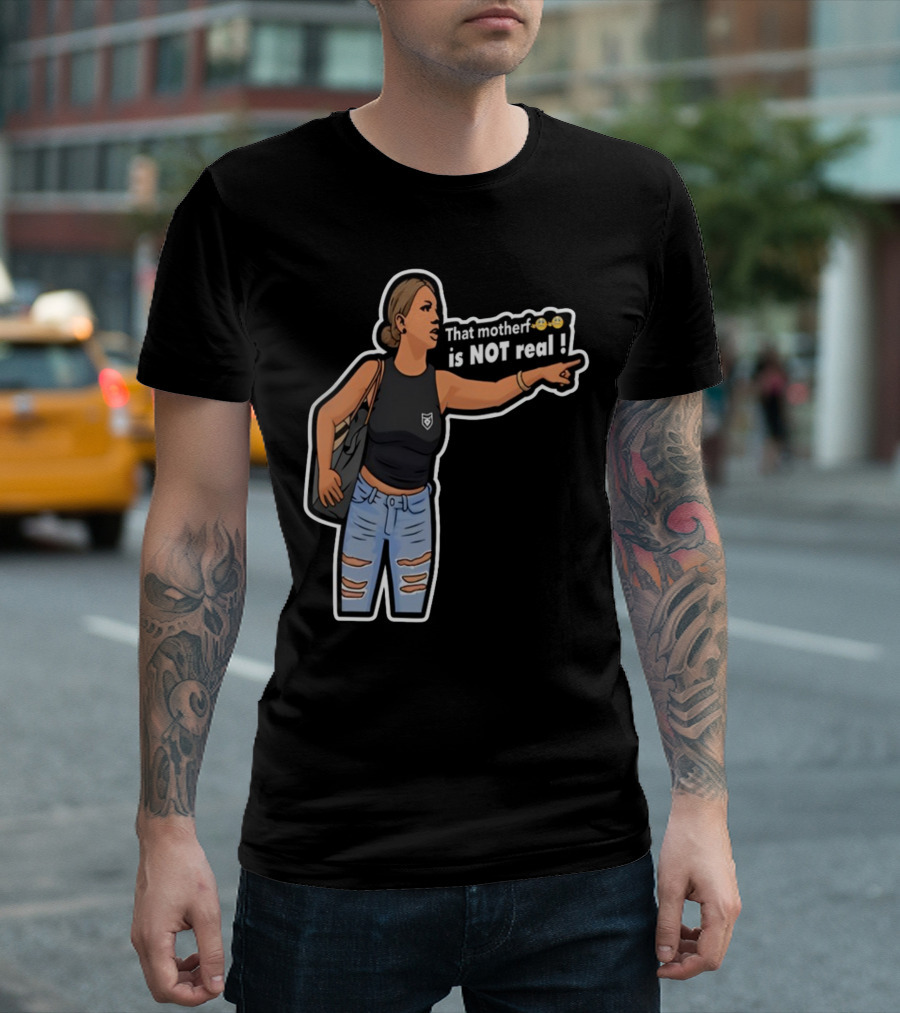 Alphafox That Motherf Emoji Is Not Real T-Shirt