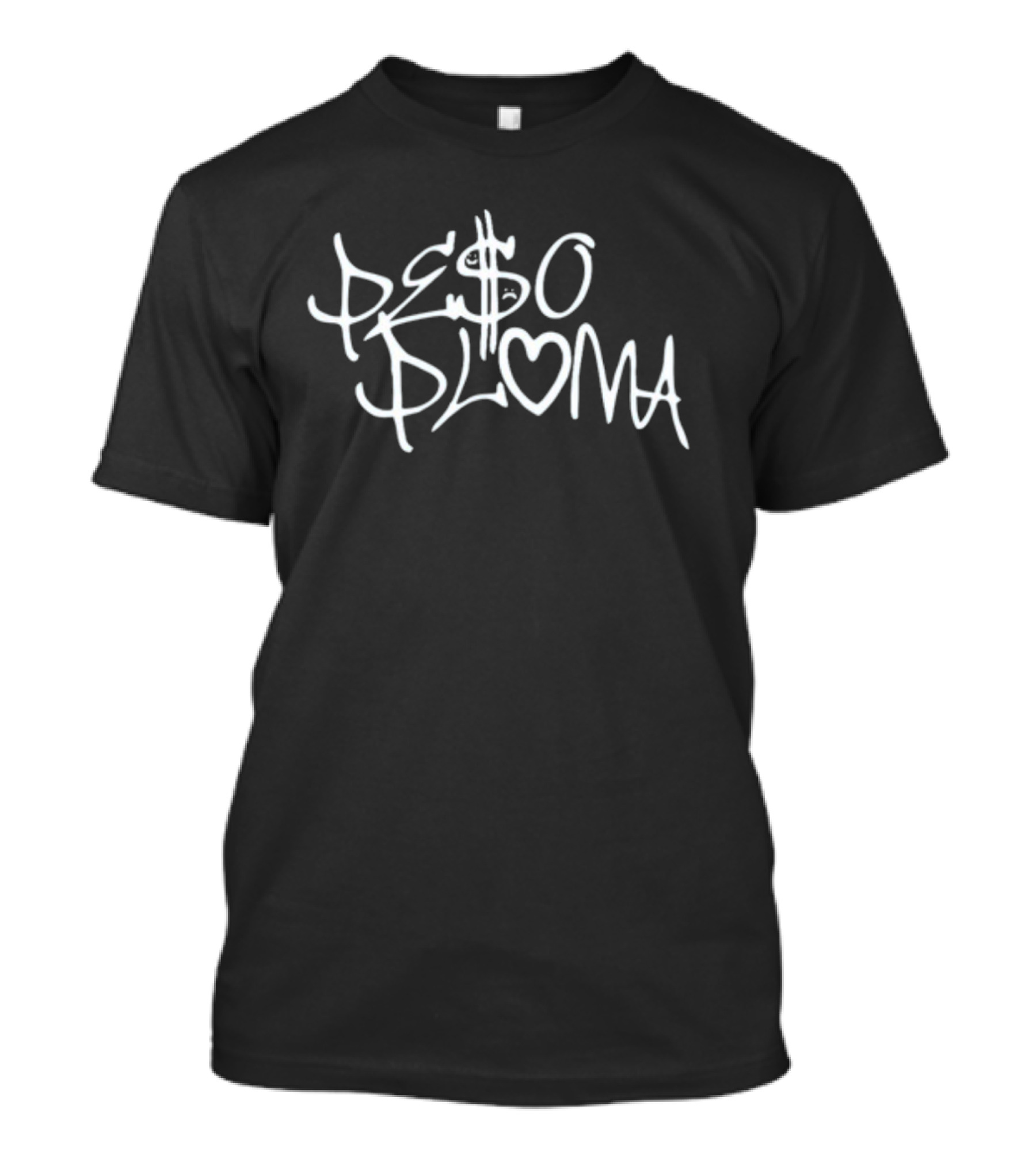 Capitolcitydesignz Peso Pluma Graffiti Heart T-Shirt