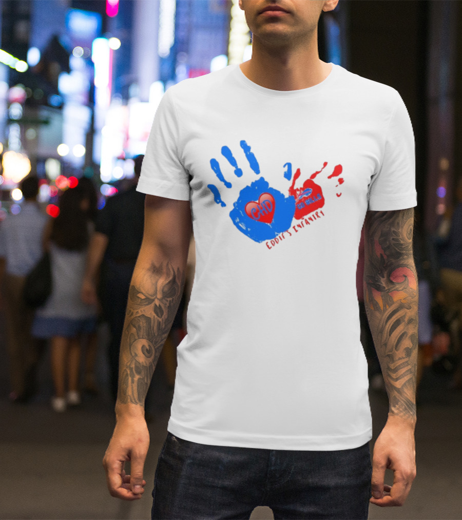 CHD Heart Go Bills Eddie's Infantry T-Shirt