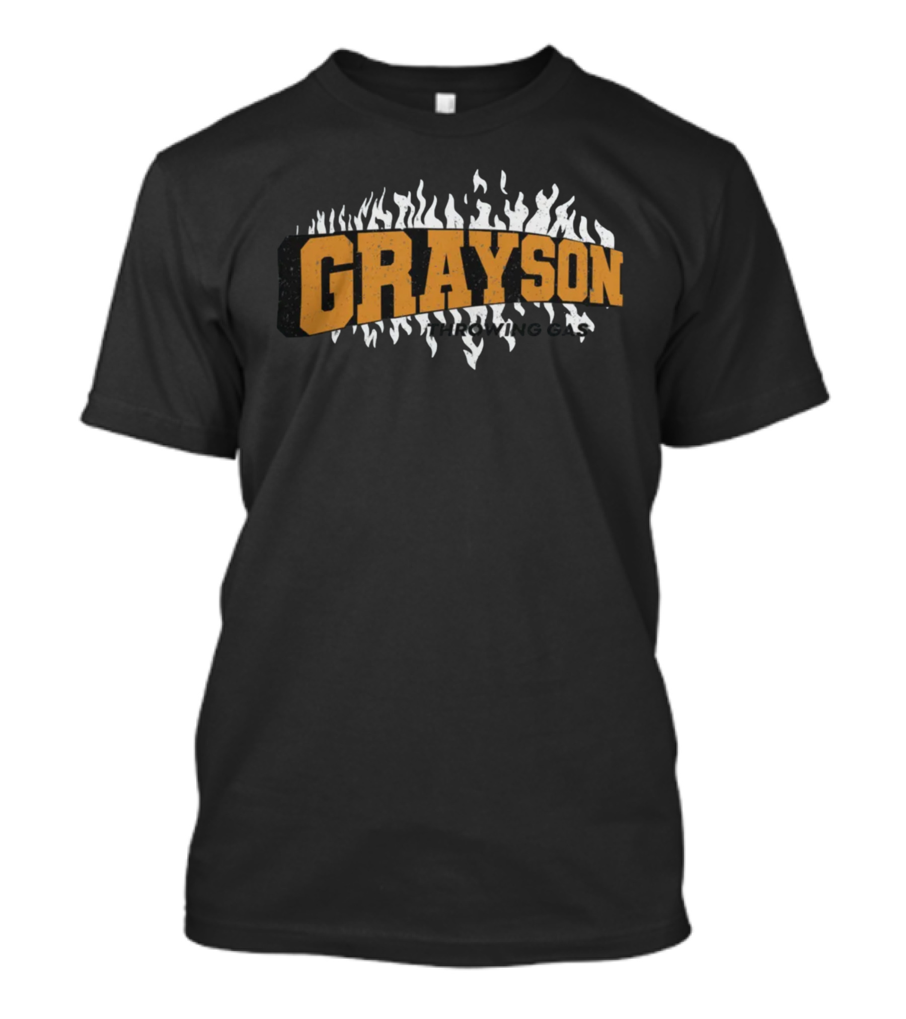 Birdlandsports Grayson Flames Throwing Gas T-Shirt