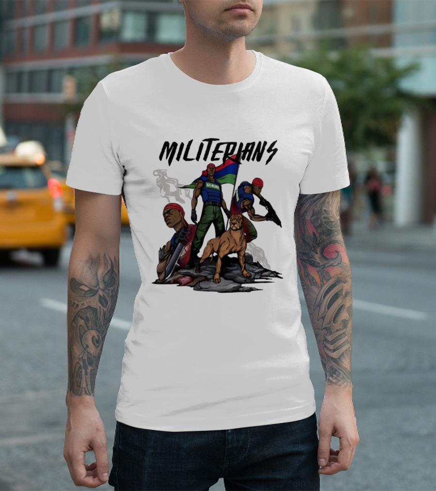 MILITERIANS Beautiful And Brutal Yard New T-Shirt