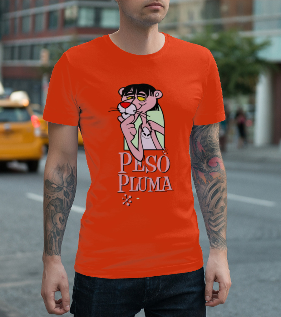 Peso Pluma July 19-20 23 Inglewood Calif Pink Panther T-Shirt